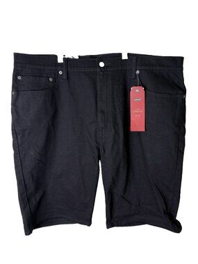 New Levis 505 Regular Shorts 2 Way Stretch Black